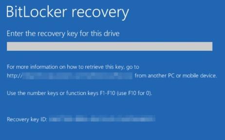 lost my bitlocker recovery key